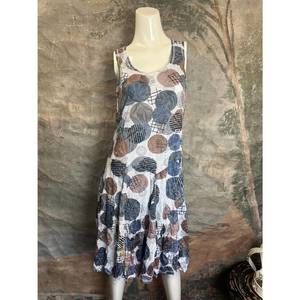 NEW SHANA APPAREL women's crinkle bubble dress in khaki